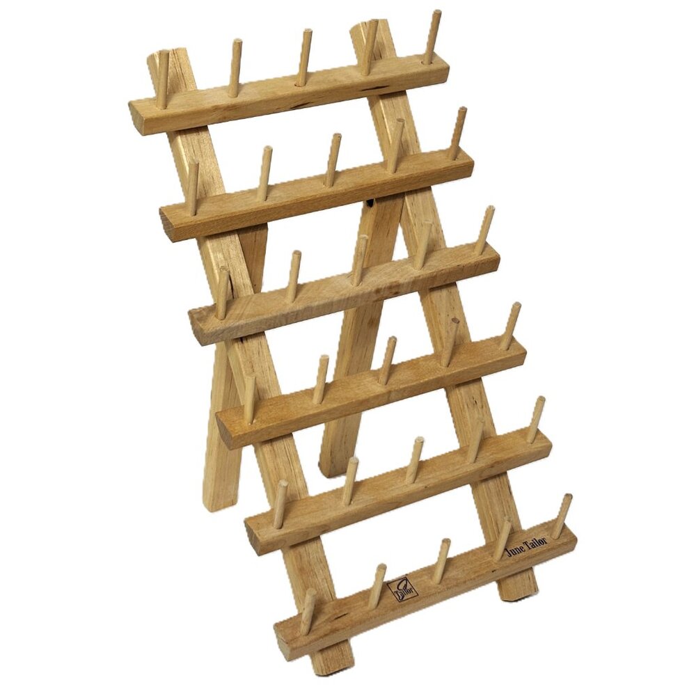 * June Tailor 30 Spools Wood Thread Holder